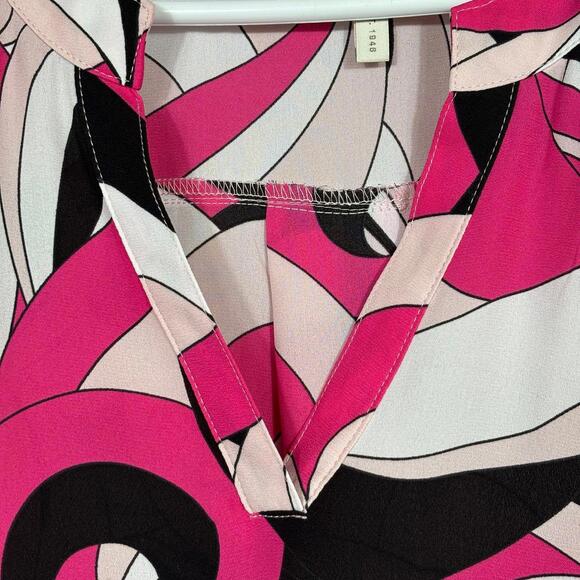 Cato Women's Plus Size 18/20 Abstract Print Blouse - Picture 3 of 8